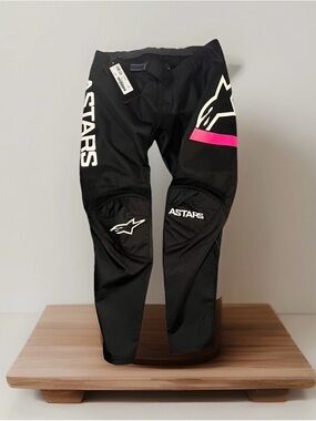 Alpinestars Stella Fluid Chaser Pant Black/Pink Fluo 32 NWT Women’s 32 L EUR 48
